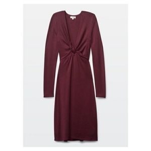 Aritzia Wilfred Free Peige Dress